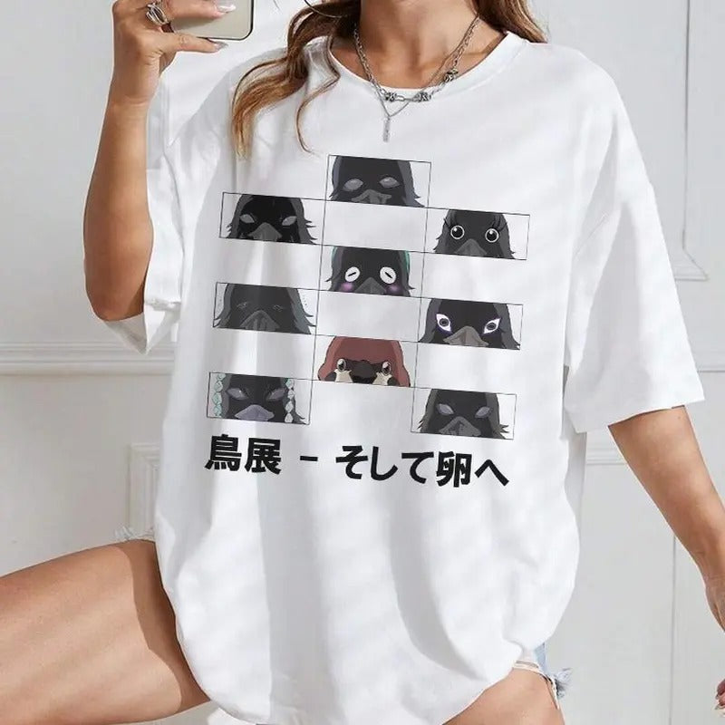 Kasugai Crows team in Demon Slayer Shirt, Each Kasugai Crows of each Member in Kitmetsu No Yaiba, Demon Slayer merch,  Anime lover sweatshirt hoodie, Gift for him, gift for Friends, Cotton Menswear, Y2k shirt, trendy design shirt, Graphic Shirt