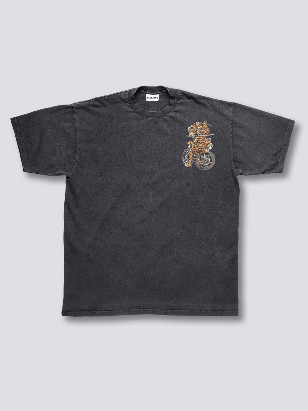 Katana Tiger Vintage T-Shirt