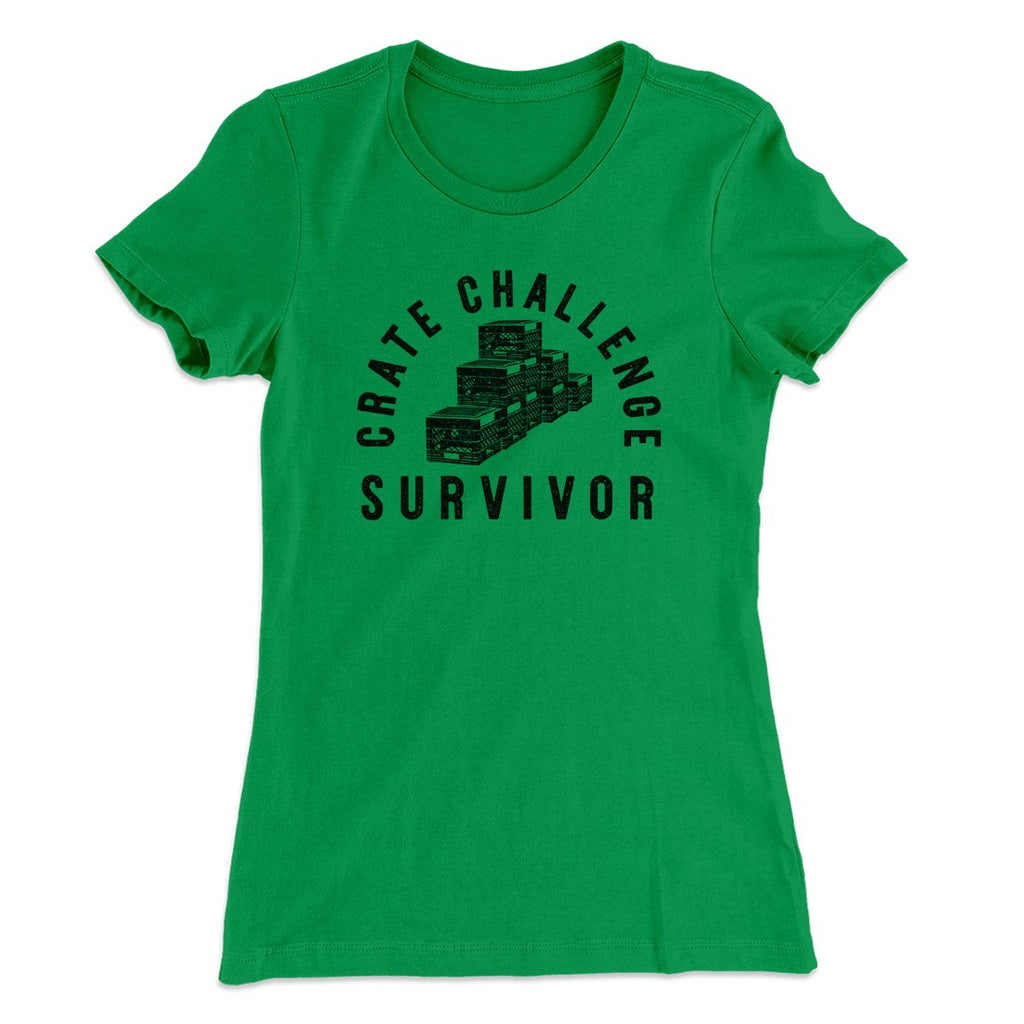 Crate Challenge Survivor 2021 Funny Women's T-Shirt