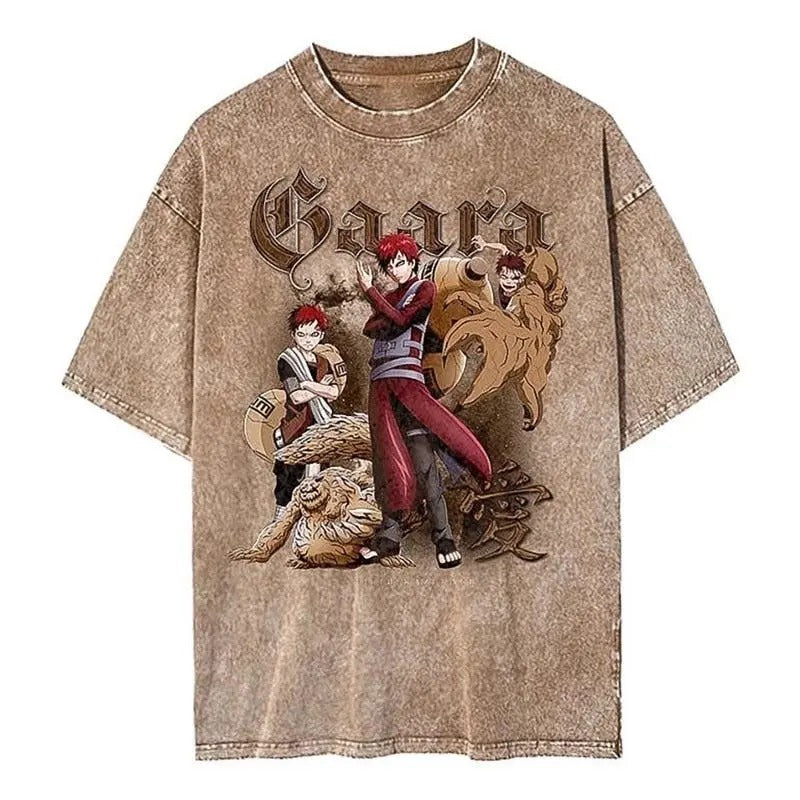 Kujo Gaara V2 Vintage #Oversized T Shirt Anime Merch Soft Cotton Unisex Shirt Rare Gift for Him Gift For Her Vintage Y2K #Hoodie Sweatshirt Sweatshirt, #Hoodie, Comfort Colors