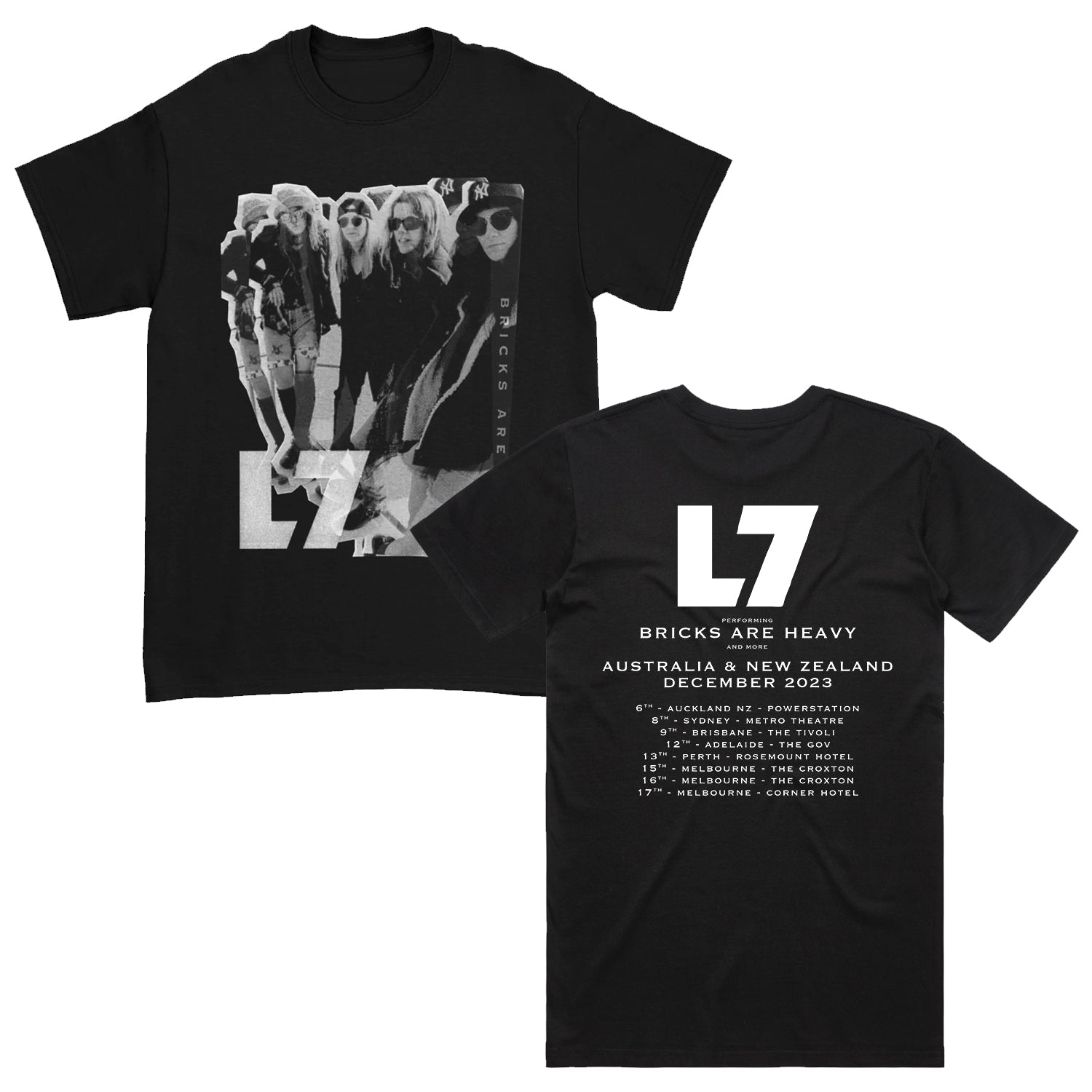 B&W 3D / 2023 Tour Tee (Black)