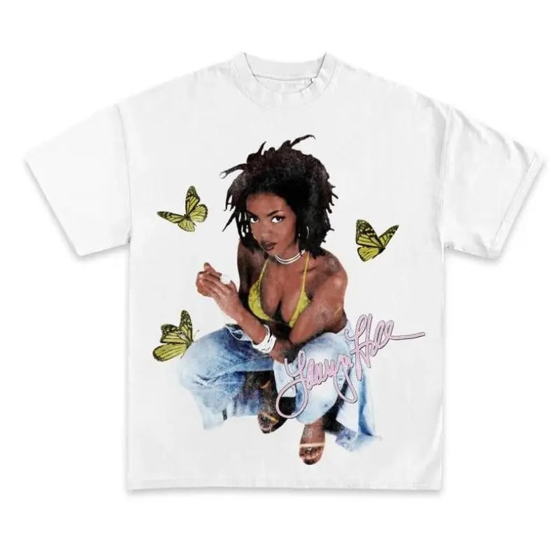 LAURYN HILL T-SHIRT Vintage Rap Tee 90s T-Shirt Unisex Gift For All Fans S-3XL