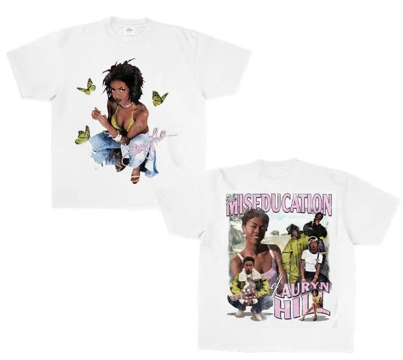 LAURYN HILL T-SHIRT. Graphic Tee Iconic Style for Rap Fans