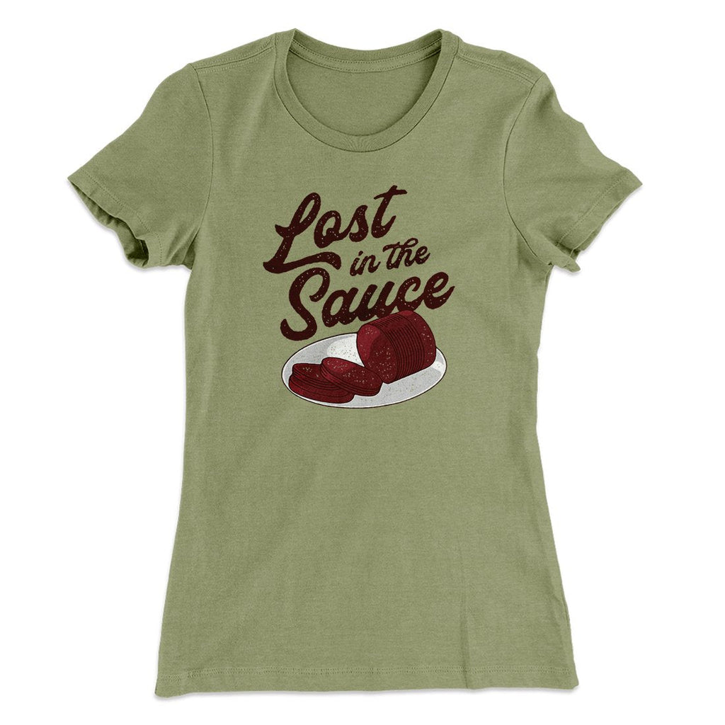 Lost In The Sauce Funny Thanksgiving Women's T-Shirt