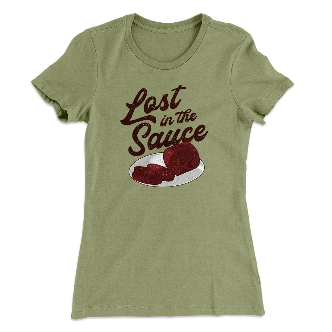 Lost In The Sauce Funny Thanksgiving Women's T-Shirt