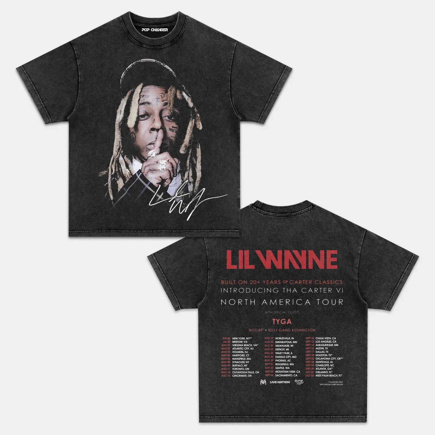 LIL WAYNE 2025 TOUR V2 TEE