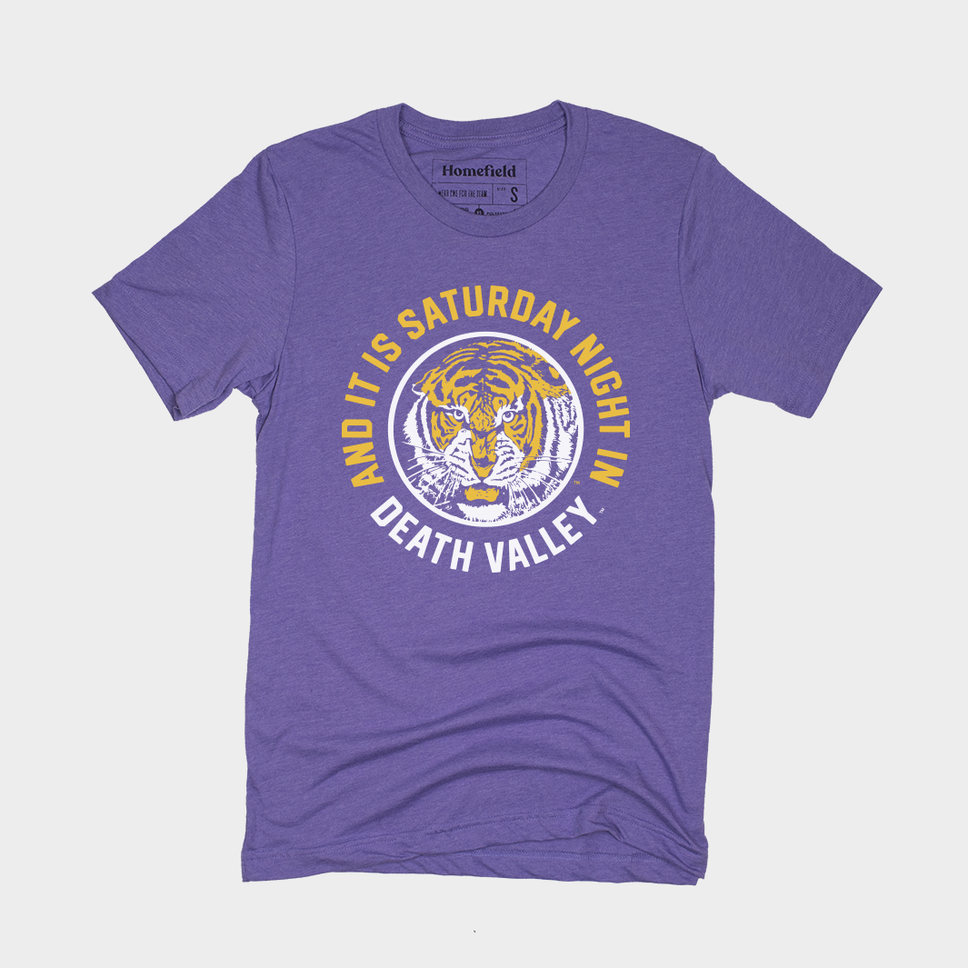 Vintage Death Valley LSU Football T-Shirt Style001