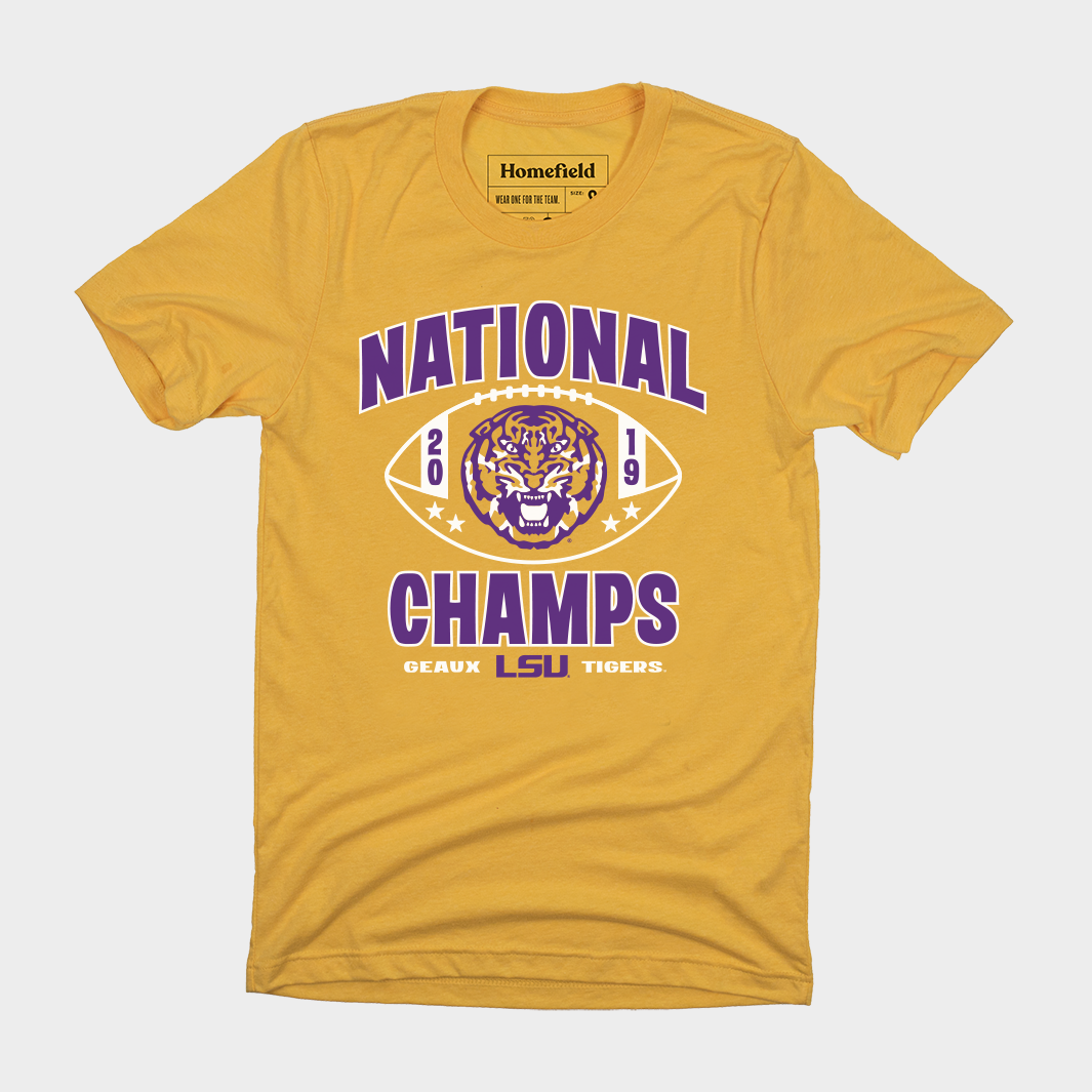 LSU 2019 National Champions Tee Style001