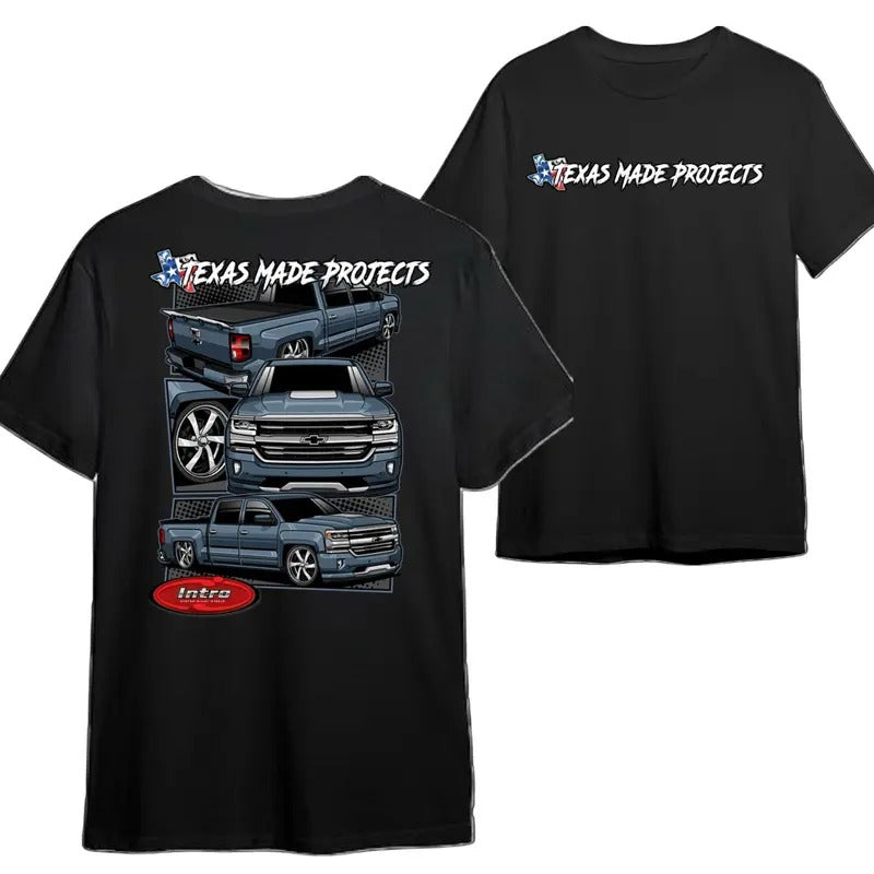 LTX PEPE 2015 Silverado T-shirt, Texas Made Projects Graphic Tee, Truck shirts, Shirts For Men, Car Merch, Menswear Menswear Tops Classic black tee