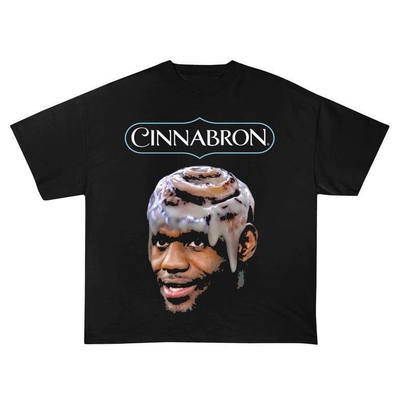 Lebr0n Cinnabron Meme Unisex T-Shirt, Funny Basketball Tee, King James Graphic Shirt