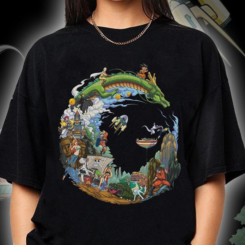 Legendary Anime Character Tshirt, Retro Anime Tshirtstyle{n002}2