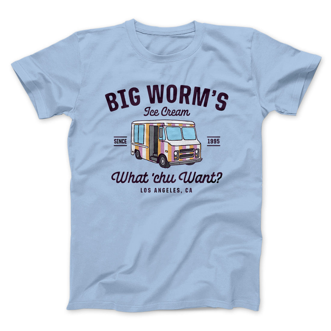 Big Worm's Ice Cream Funny Movie Men/Unisex T-Shirt