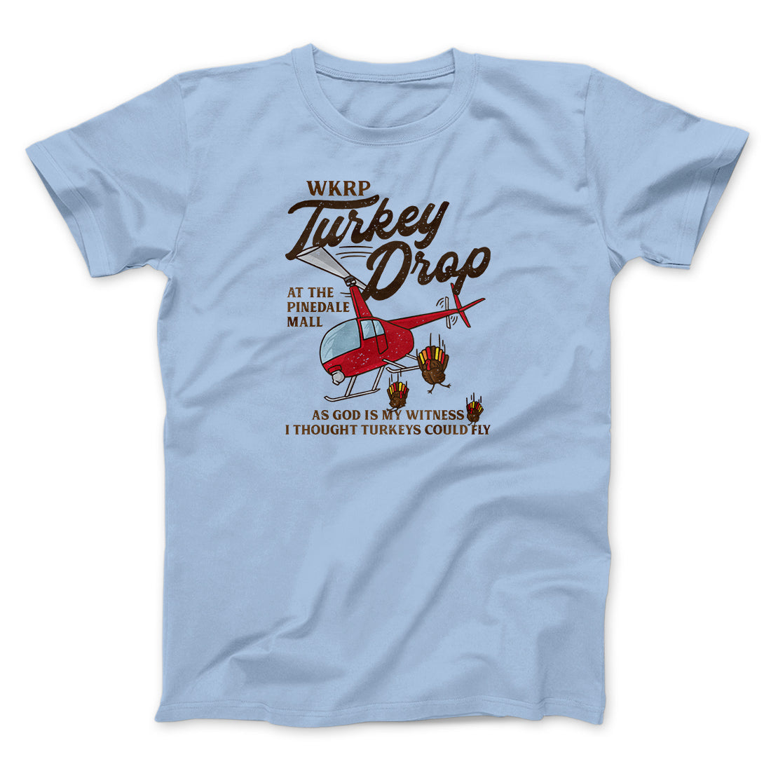 WKRP Turkey Drop Funny Thanksgiving Men/Unisex T-Shirt