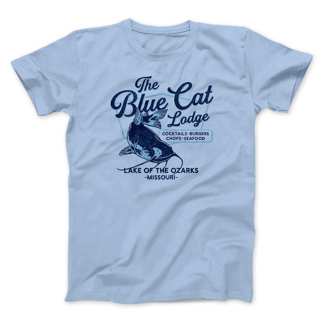 Blue Cat Lodge Funny Movie Men/Unisex T-Shirt