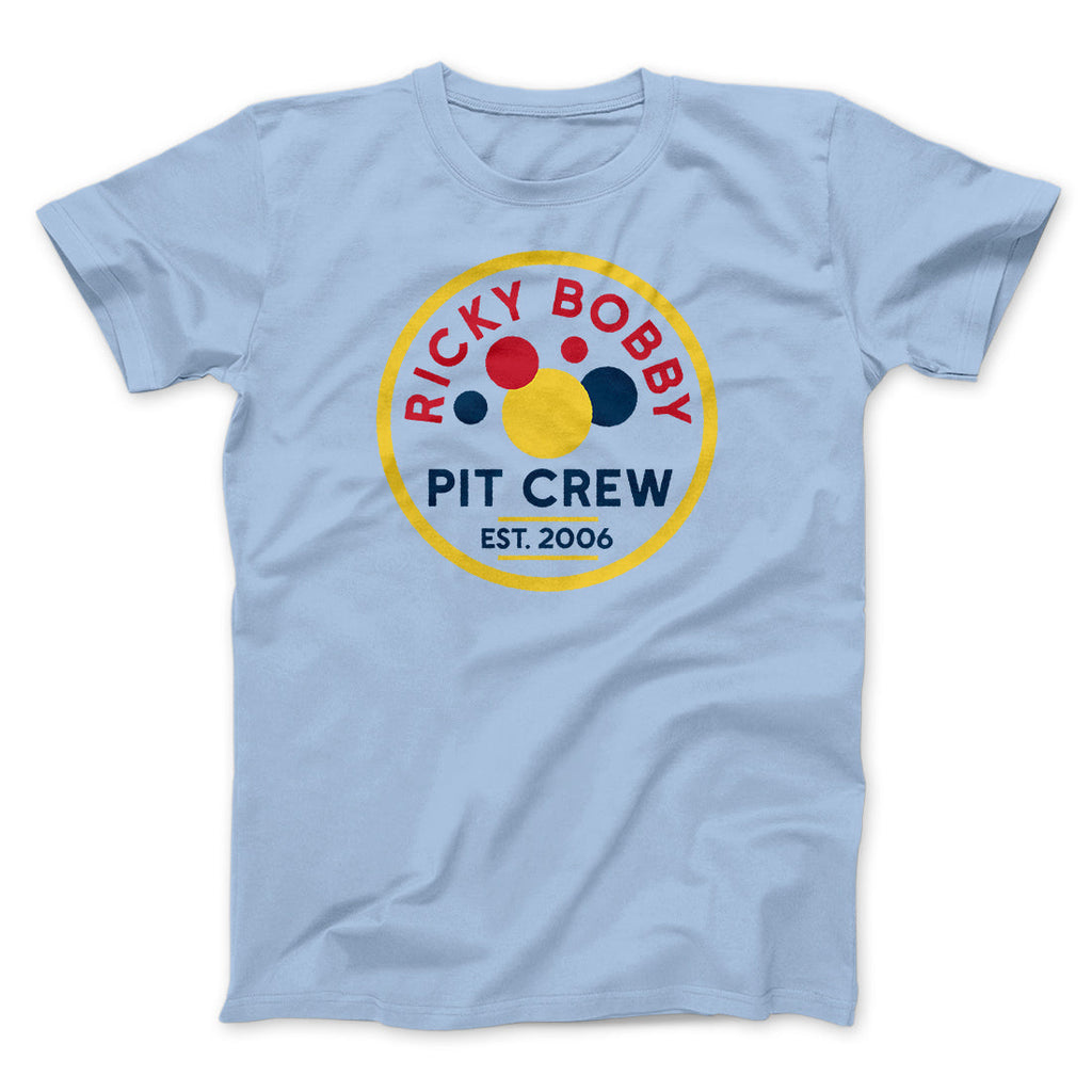 Ricky Bobby Pit Crew Funny Movie Men/Unisex T-Shirt
