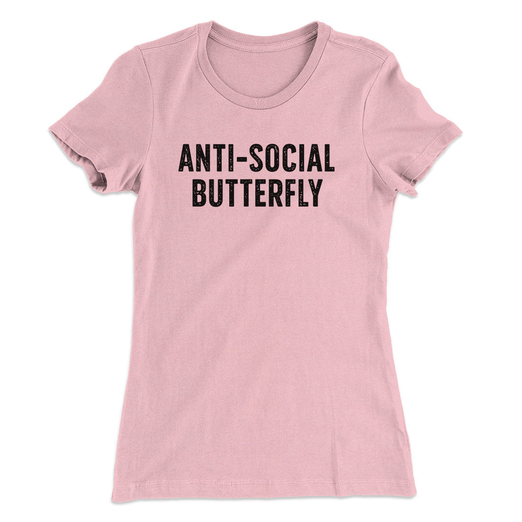 Anti-Social Butterfly Funny Women's T-Shirt
