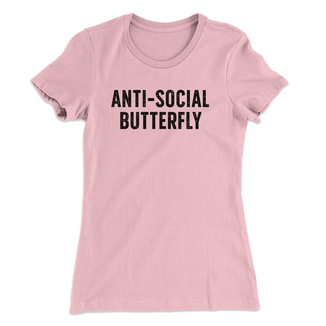 Anti-Social Butterfly Funny Women's T-Shirt