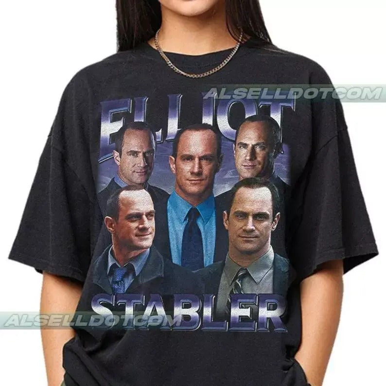 Limited Elliot Stabler Vintage T-Shirt, Gift For Women and Man Unisex T-Shirt