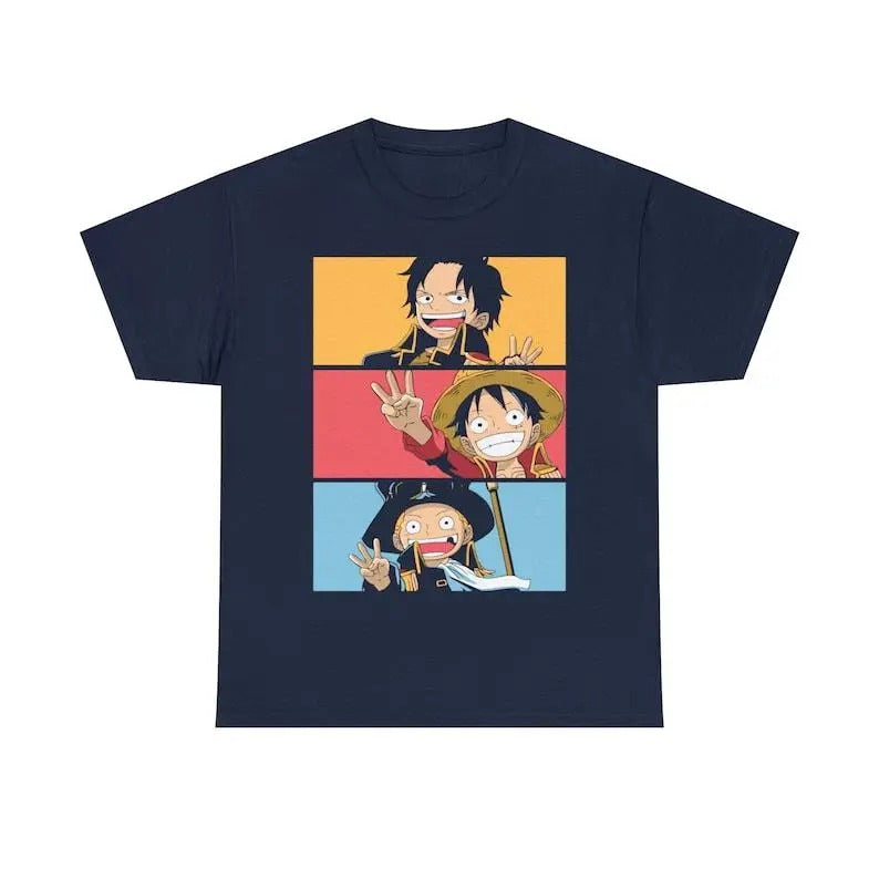 Luffy One Piece Anime Shirt, Straw Hat Pirates Manga Shirt, Luffy Brothers, Mugiwara Tee Sweatshirt, Hoodie, Comfort Colors