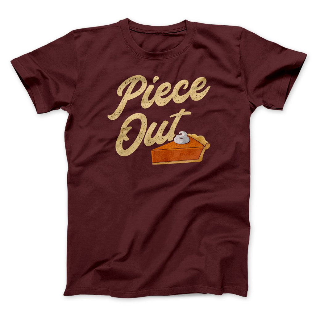 Piece Out Funny Thanksgiving Men/Unisex T-Shirt