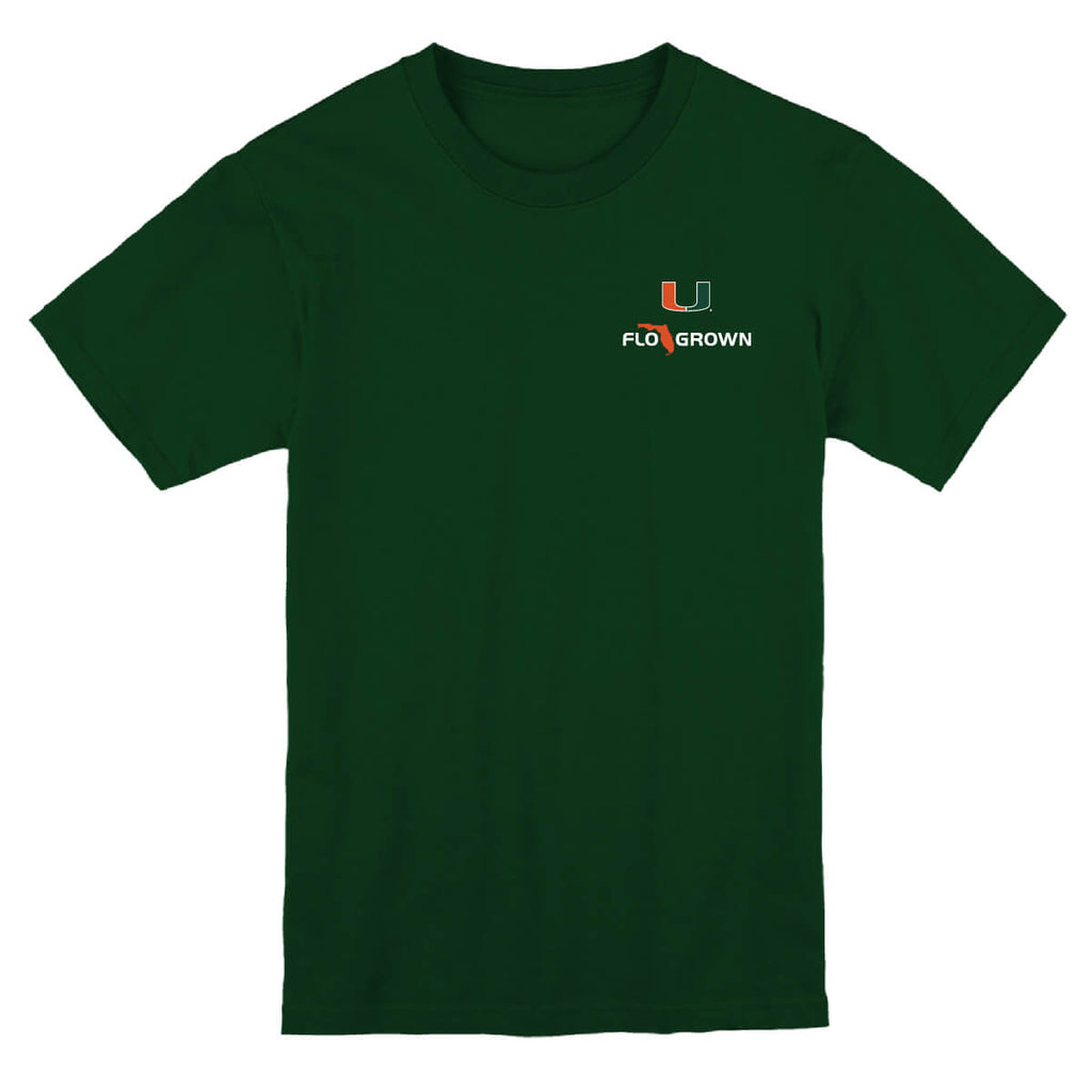 Miami Hurricanes Sunset Poster Youth Tee
