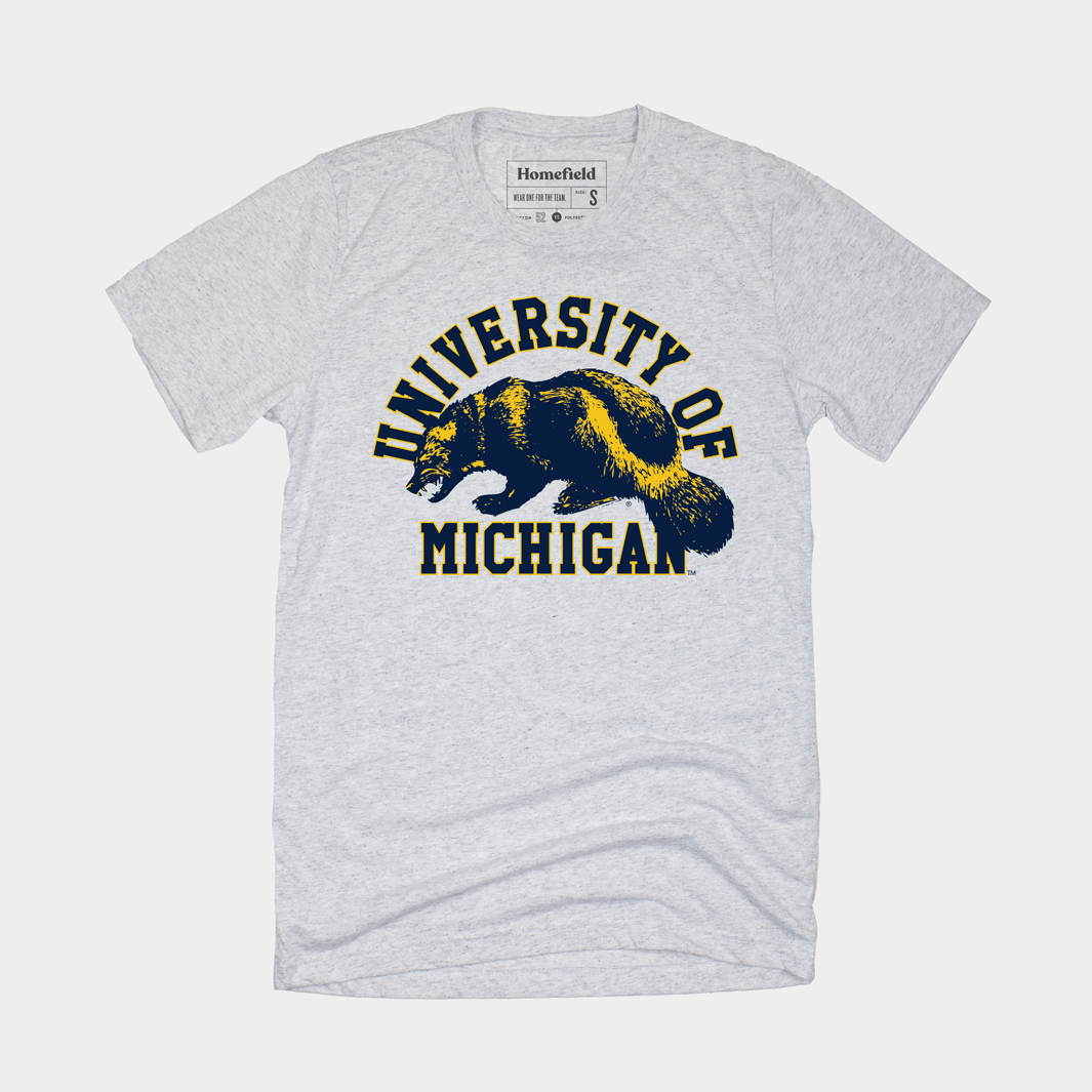 Vintage U of M Wolverine Tee Style001