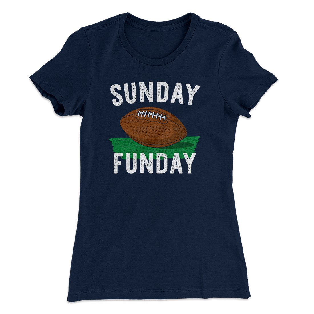 Football Sunday Funday Funny Women's T-Shirt