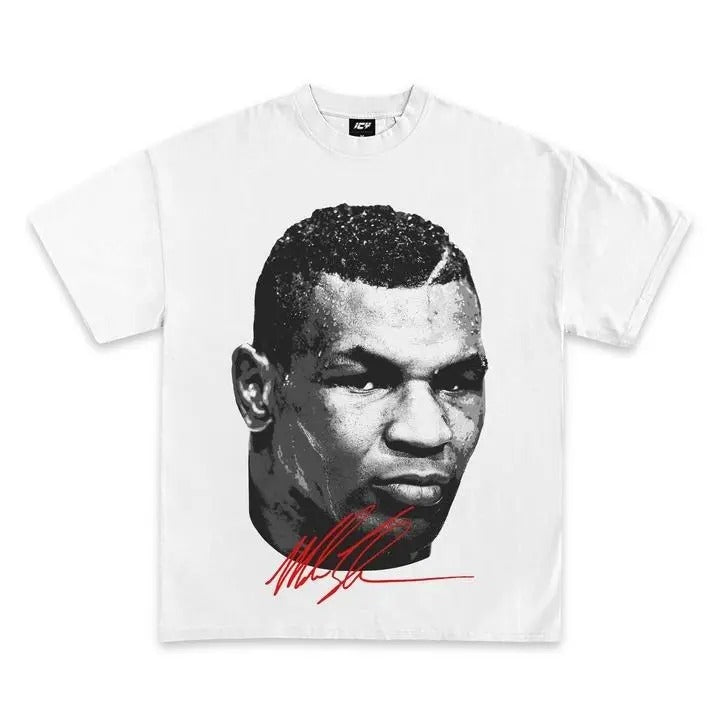 MIKE TYSON JUMBO GRAPHIC T-SHIRT Signature Gift Men Women