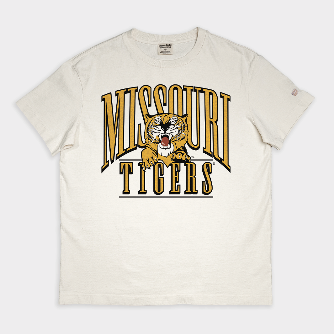 Missouri Tigers Basketball Vintage Heavyweight Tee