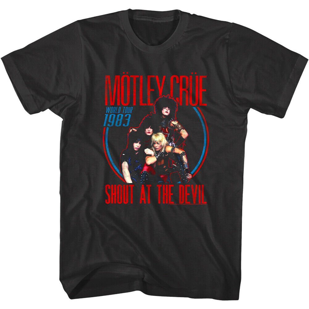 Motley Crue Shout at the Devil World Tour 1983 T-Shirt