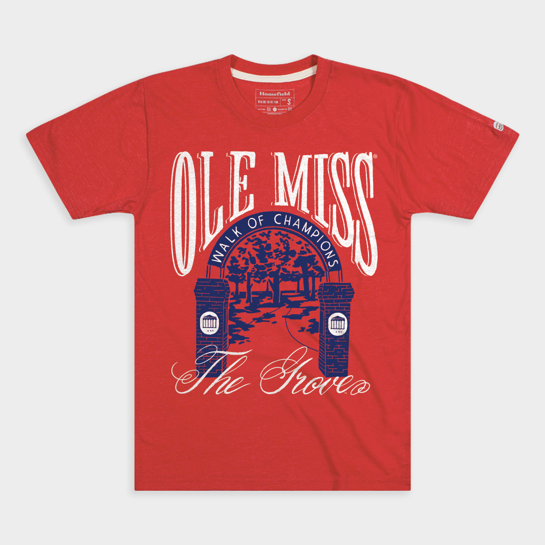 The Grove at Ole Miss Walk of Champions Tee Style001
