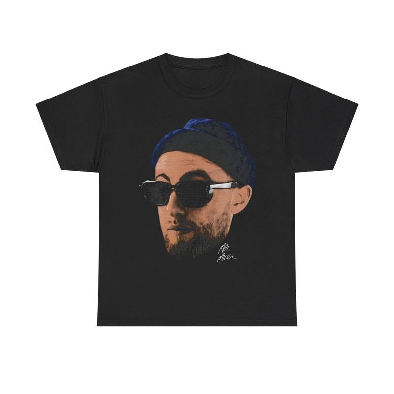 Mac Miller T-Shirt Rare Concert Merch Rap Tee Hip Hop Graphic Tour Rap Style TShirt  Cotton Menswear