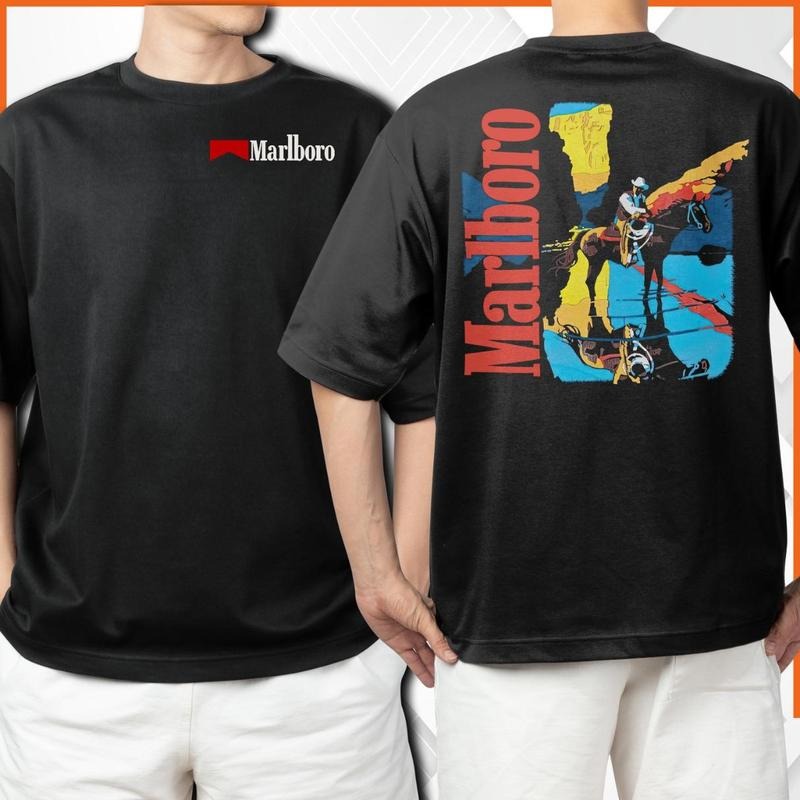 Marlboro Cowboy Wild West Shirt, Marlboro Cigarette Shirt, Vintage Cowboy Shirt