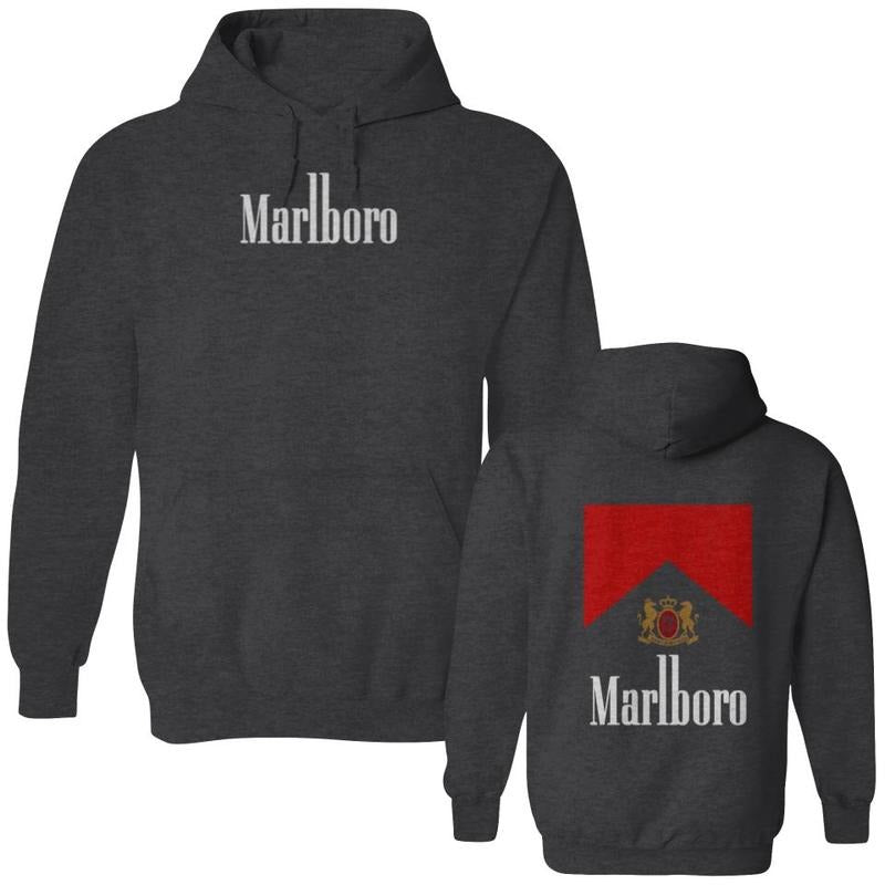 Marlboro Double Sided Hoodies, Vintage 90s Marlboro Cowboy Double sided Double Sided  T-shirt, sweater and Hoodie