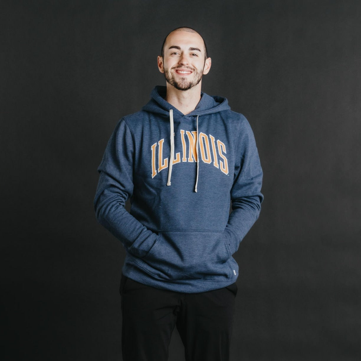 Illinois Classic Collegiate Hoodie Style001