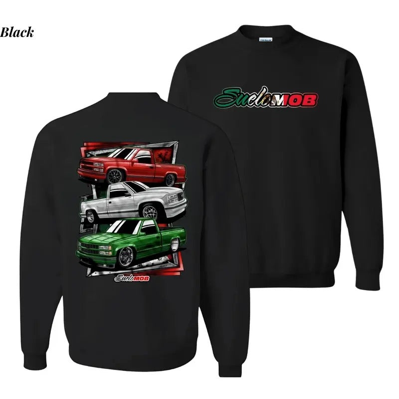 Mexico Pickup Truck Sweatshirt 2.0, Men's Car Lover Sweatshirt, Automotive Graphic Shirt, Casual Apparel for Car Enthusiasts Menswear