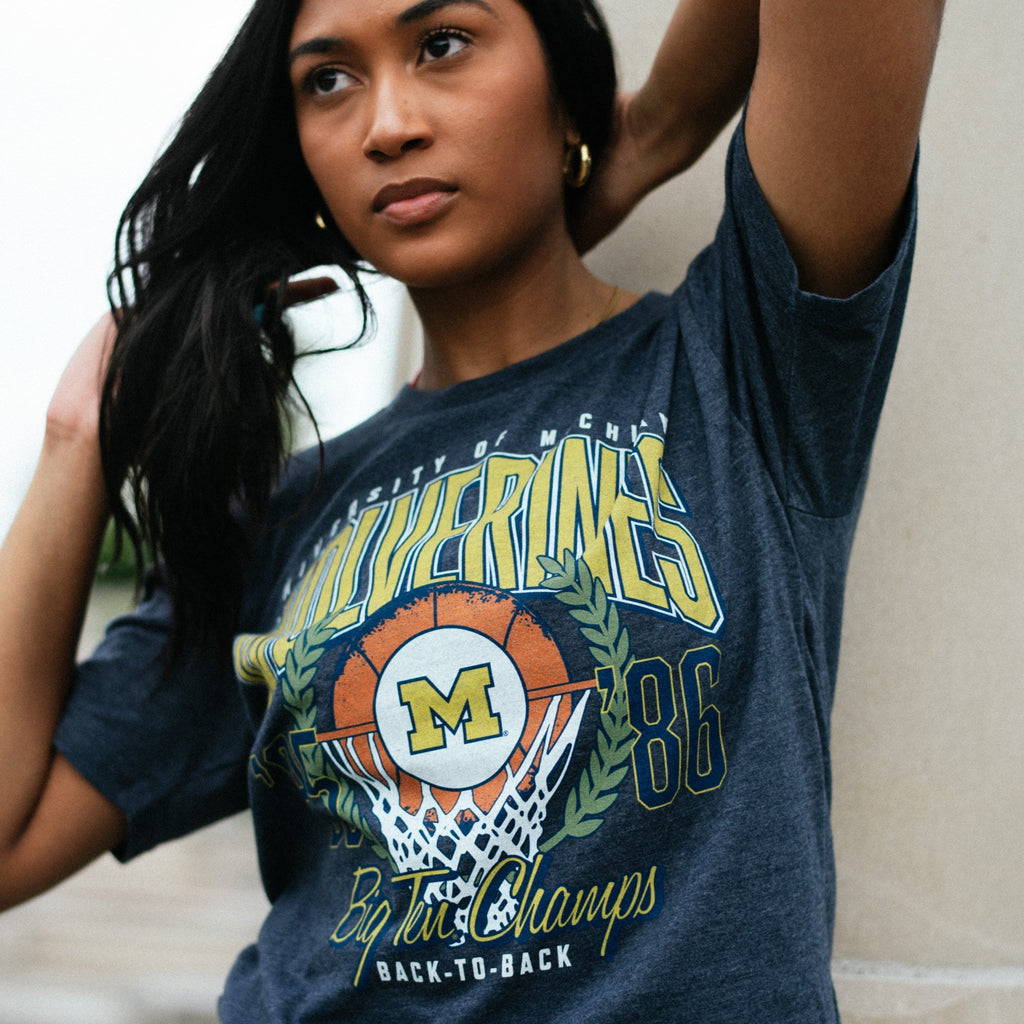 Michigan Basketball 1985-86 B1G Champions Tee