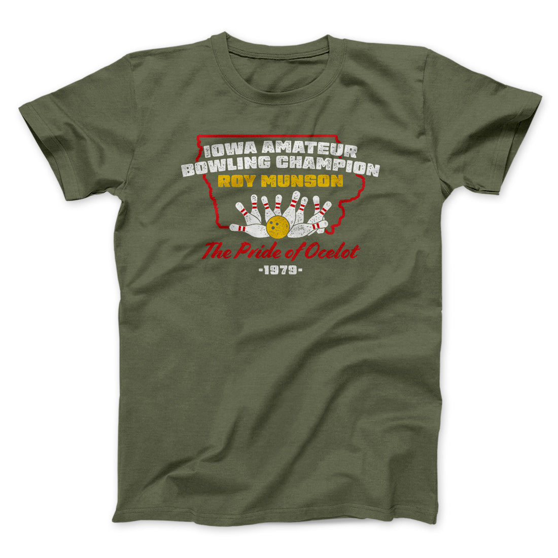 Iowa Amateur Bowling Champion Funny Movie Men/Unisex T-Shirt