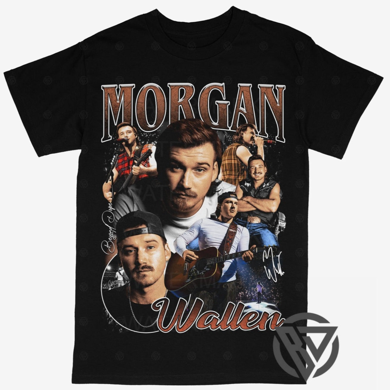 Morgan Wallen Tee Shirt Rap Style Country Music Artist Concert Tour Merch