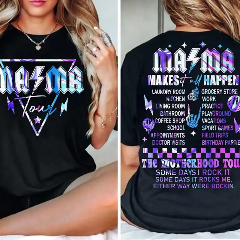 Motherhood shirt,  Mama Funny Tour shirt, Mother's Day gift
