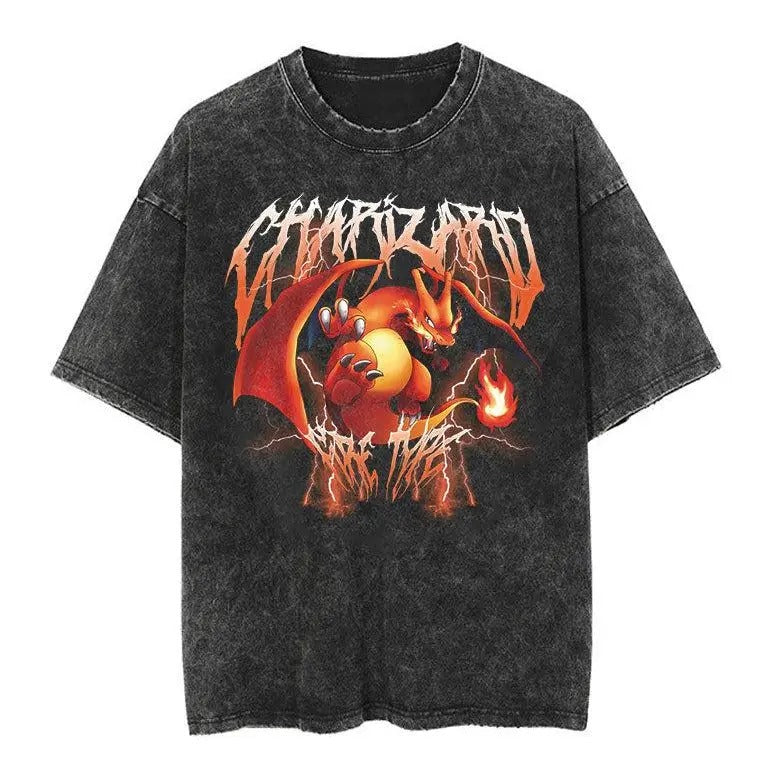 Mr Inferno Vintage Tee Manga Lover Gift Set Anime Clothing Set Otaku Clothing Set Anime graphic tees Vintage Washed Tee Unisex Mineral Wash Heavy Cotton T-shirt Iconic Movie Film Gift For Him Gift For Her Sweatshirt, Hoodie, Comfort Colors