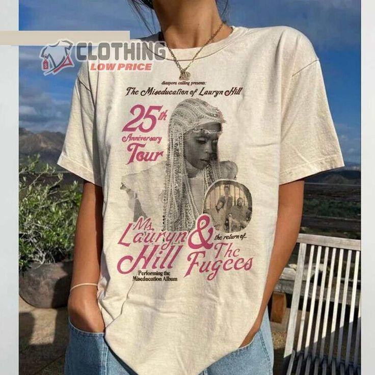 Ms Lauryn Hill Tour Shirt, The Miseducation Of Lauryn Hill World Tour Shirt, Ms Lauryn Hill ...