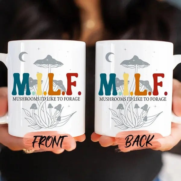 Mushrooms Id Like To Forage Mug, Mushroom Mug For Mycophiles Mycelium Movement 2025 Gift, Funny