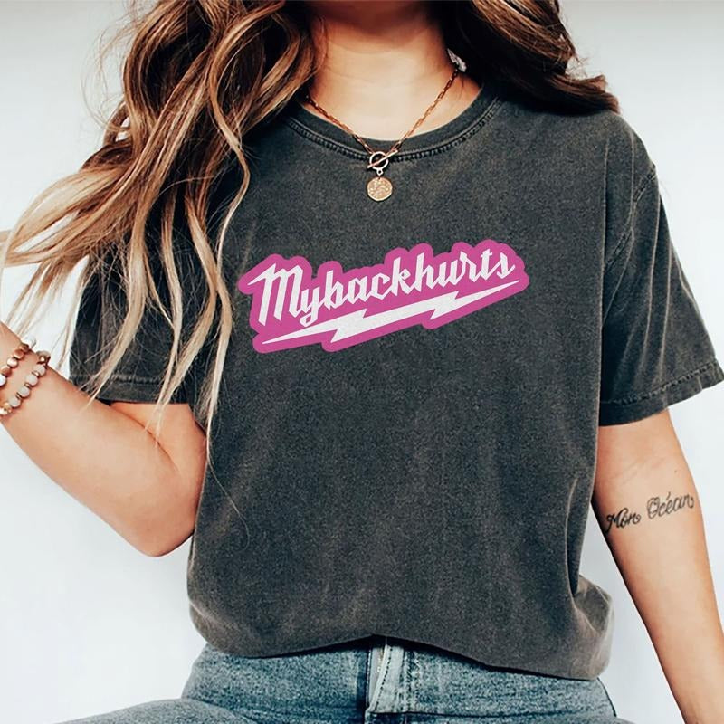 My Back Hurts Shirt, Spinal Pain Graphic Tee Women, Back Pain Unisex Shirt, Back Problems Shirt For Women, Comfy Oversized Graphic Tee, Aesthetic Shirt For Women, Tops For Women, Womenswear Cotton