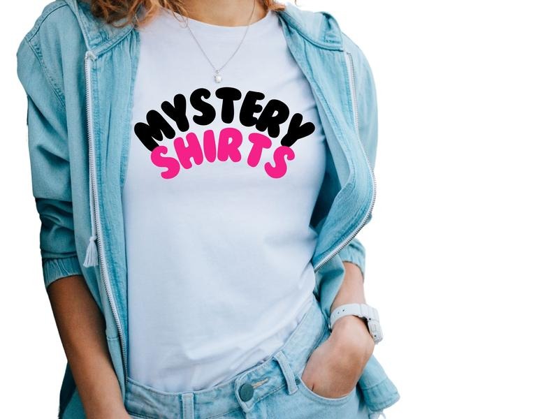 Mystery Bundle of 1 T-Shirt, Pick the Category, Color, and Brand of Graphic Shirts for Women, Mystery Mom Bundle, Halloween T-Shirts, Skull & Retro Shirts