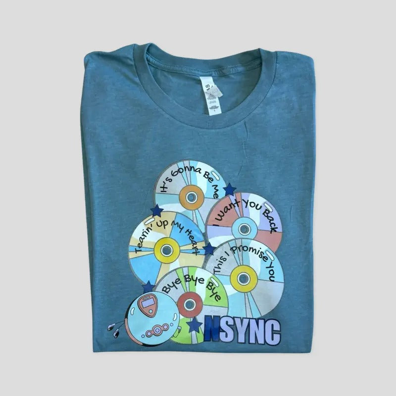 *N SYNC WALKMAN CD Unisex Graphic T-shirt