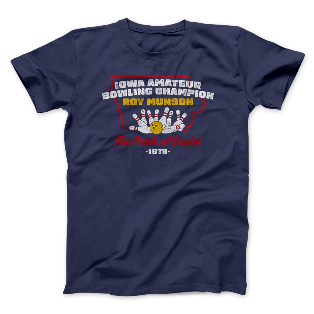 Iowa Amateur Bowling Champion Funny Movie Men/Unisex T-Shirt