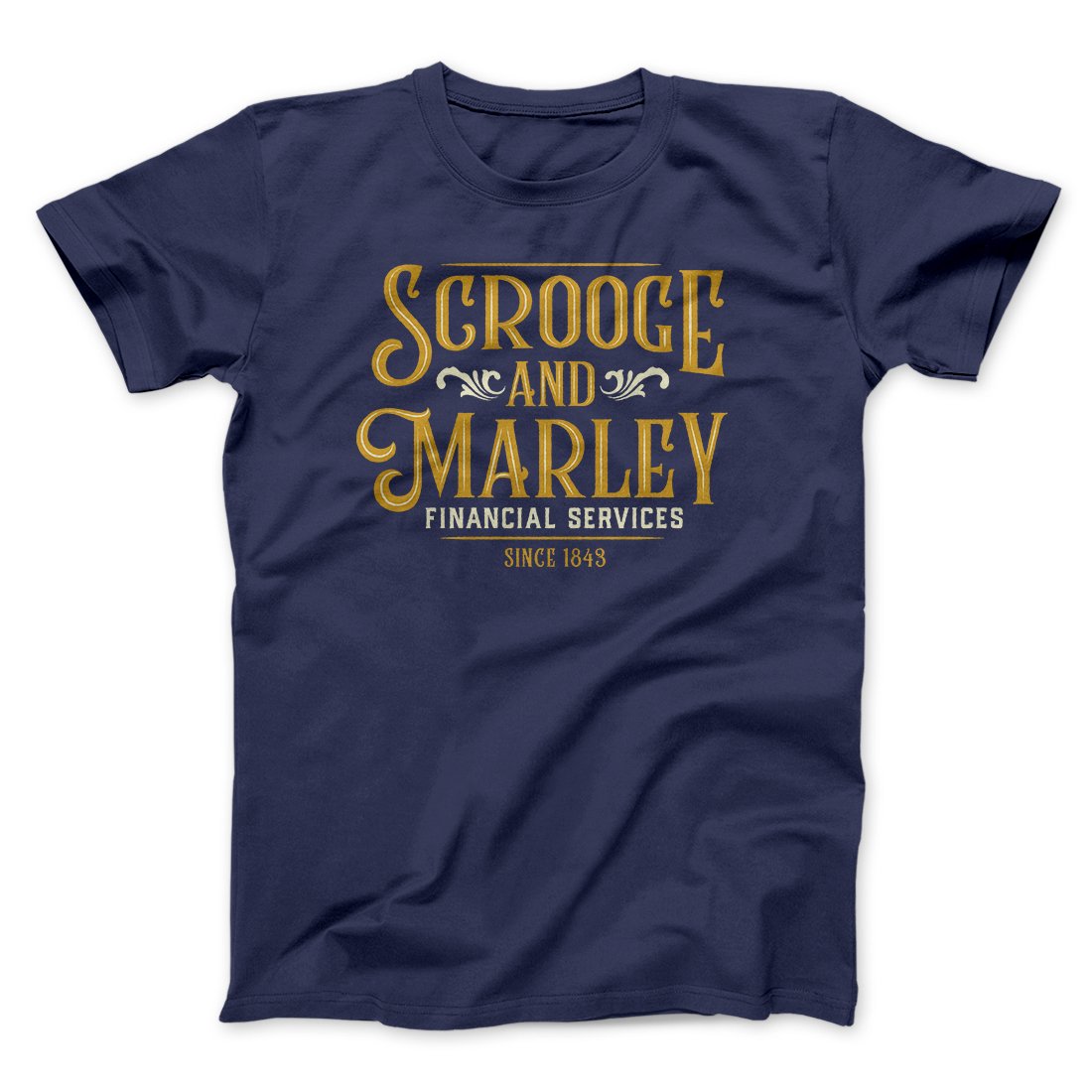 Scrooge & Marley Financial Services Funny Movie Men/Unisex T-Shirt