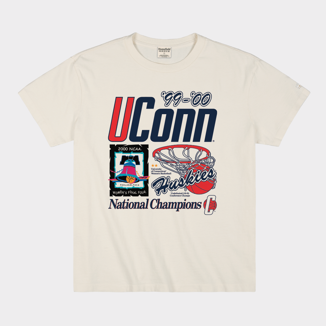 UConn Women's Basketball 2000 NCAA Champions Heavyweight Tee