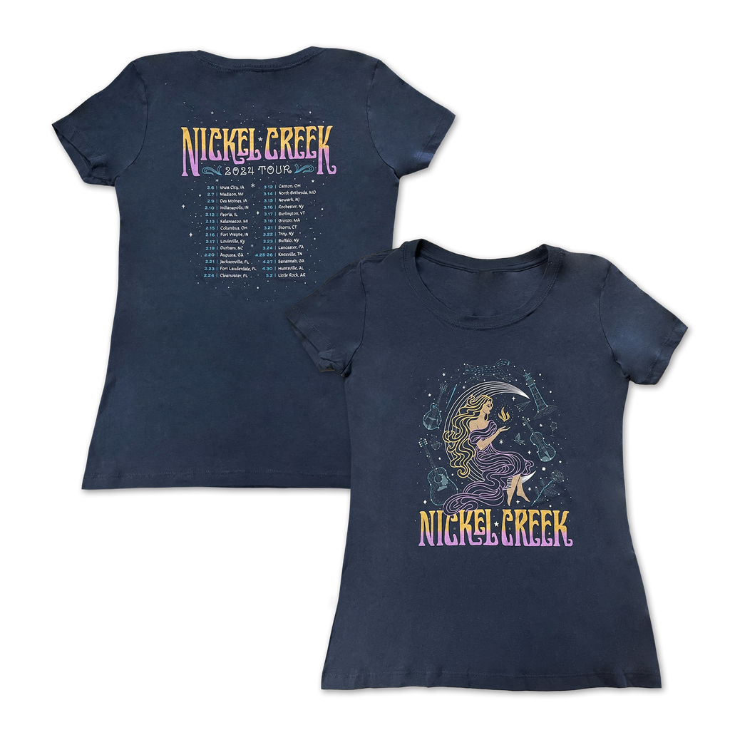 Womens Stars w/ Tour Dates T-shirt
